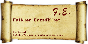 Falkner Erzsébet névjegykártya